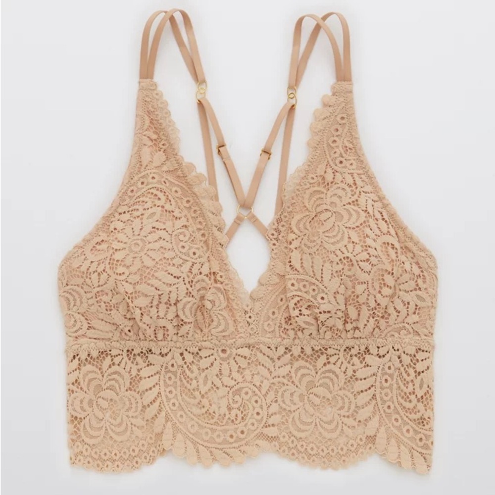 Aerie - Lace Bralette in Cream